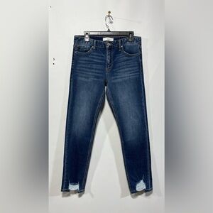 KanCan Women's Mid-Rise Blue Skinny Jeans Size 9/28 Inseam 30”